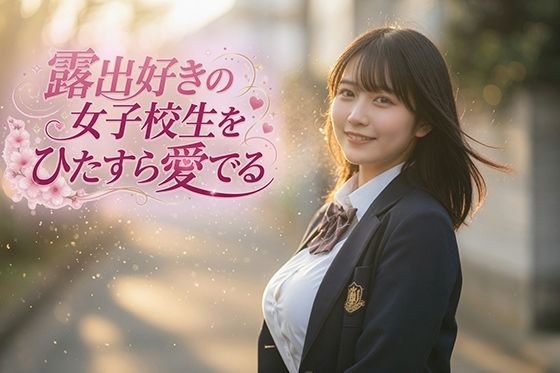 露出好きの女子校生をひたすら愛でる メイン画像