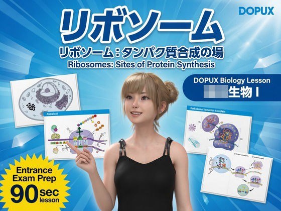 [▲20] Meiri Ichinose went on to university and became a famous instructor teaching Biology I and II at the powerful prep school “DOPUX”! (Vol.006: Liposome)