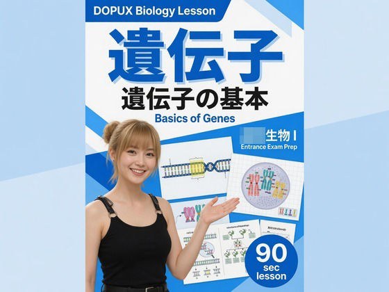 [▲20] 一之濑芽理升入大学，成为实力雄厚的预科学校“DOPUX”教授生物Ⅰ、Ⅱ的著名讲师！ （第008集：基因）