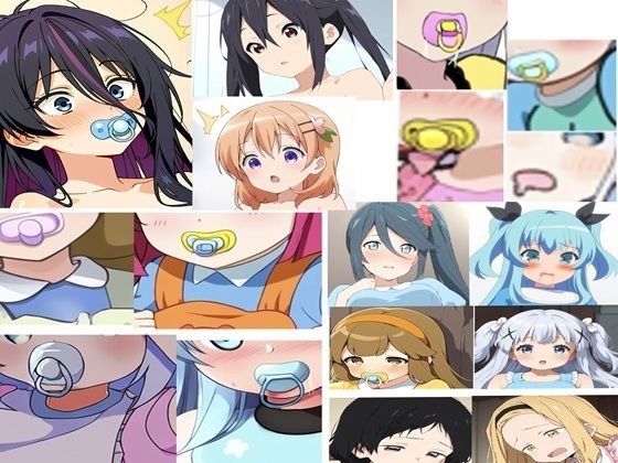 R-18 Anime beautiful girl diaper peeing AI illustration collection part 1 to part 5 omnibus bonus included