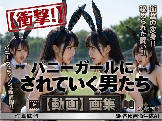 【衝撃!】バニーガールにされていく男たち 画集