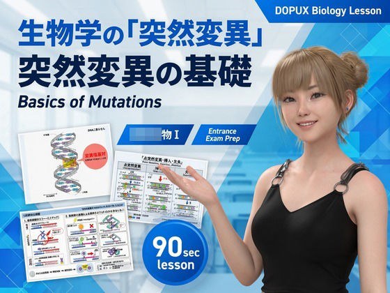[▲20] 一之濑芽理升入大学，成为实力雄厚的预科学校“DOPUX”教授生物Ⅰ、Ⅱ的著名讲师！ （第014集：变异）