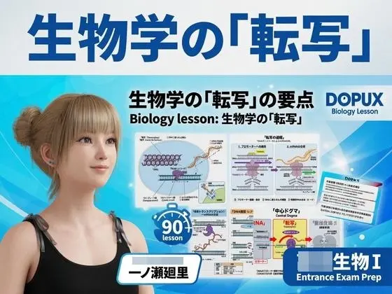 【▲20】一ノ瀬廻里 大学に進学し強豪予備校『DOPUX(ドピュックス』で生物I,IIを教える名物講師に!(Vol.015:転写)