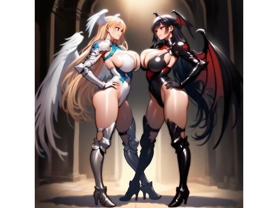 天使VS悪魔 天魔キャットファイト メイン画像