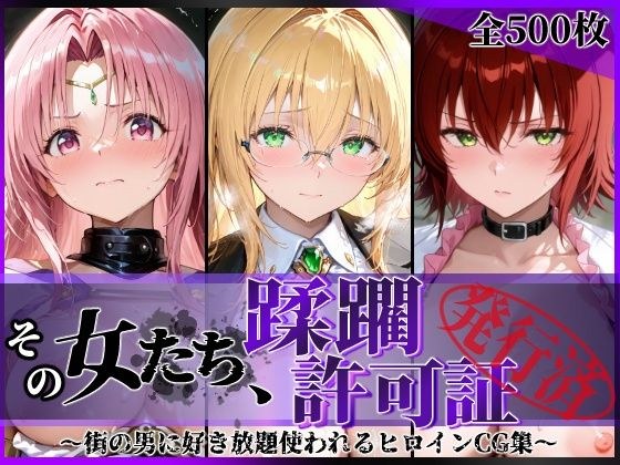 その女たち、蹂躙許可証発行済み -街の男たちに好き放題使われるヒロインCG集- とら●るな大人編 メイン画像