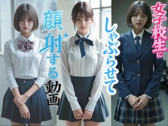 実写系！女子校生にしゃぶらせて顔射する動画 メイン画像