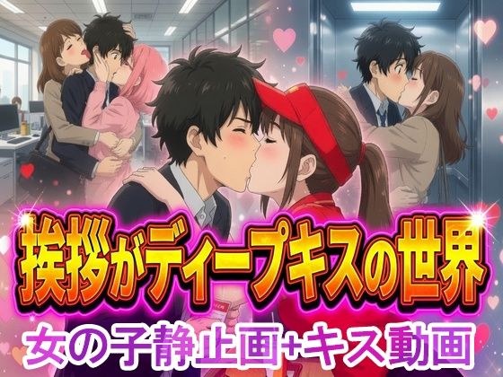A world where greetings are deep kisses [girl still images + kiss videos]