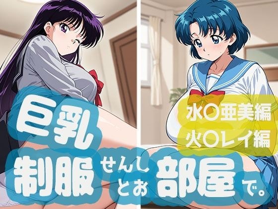 巨乳制服せんしとお部屋で。水○亜美編・火○レイ編 メイン画像
