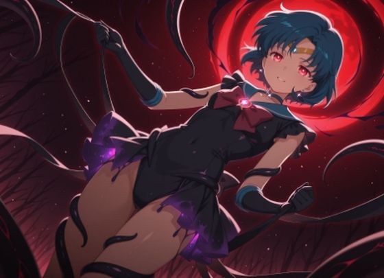 セラムン_亜美ちゃんが触手妖魔に捕まって色々されて悪堕ちハッピー