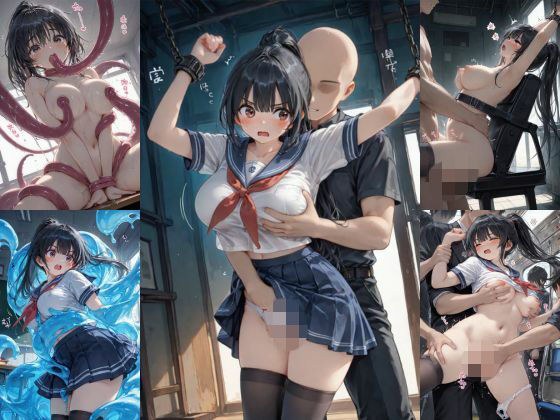JK触手・スライム・拘束・痴● CG集22 メイン画像