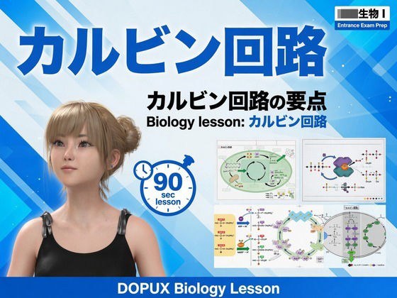 [▲20] 一之濑芽梨升入大学，成为实力雄厚的预科学校“DOPUX”教授生物Ⅰ、Ⅱ的著名讲师！ （第025卷：卡尔文循环）