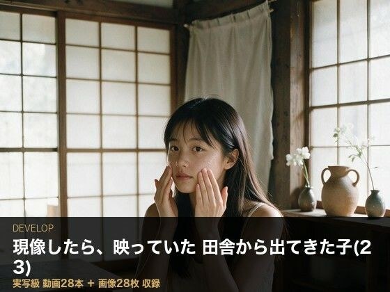 真人版冲洗时出现的28个来自农村的独居儿童（23岁）的图像 主图