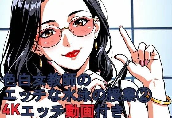 色白女教師のエッチな水泳の授業 24Kエッチ動画付き。 メイン画像