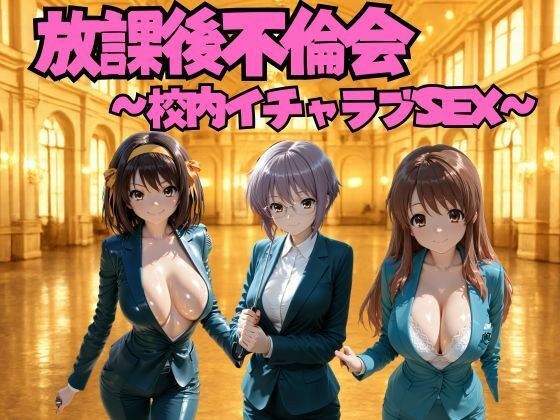 放課後不倫会 〜校内イチャラブSEX〜 涼??ハルヒの憂鬱編 メイン画像