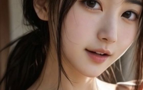 水着を脱ぐおねえさん メイン画像