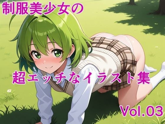 制服美少女の超エッチなイラスト集 vol.03 メイン画像