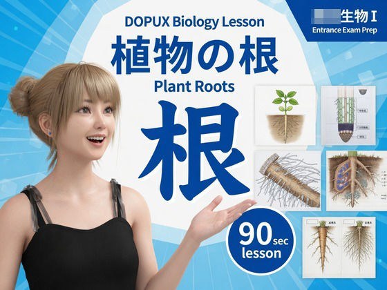 【▲20】一ノ瀬廻里 大学に進学し強豪予備校『DOPUX(ドピュックス』で生物I,IIを教える名物講師に!(Vol.030:根) メイン画像