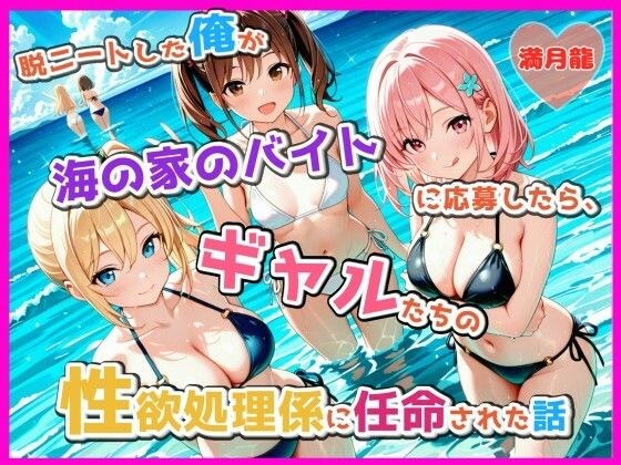 脱ニートした俺が海の家のバイトに応募したら、ギャルたちの性欲処理係に任命された話 メイン画像