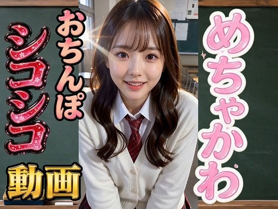 めちゃかわおち○ぽ美女が教室でシコシコ メイン画像
