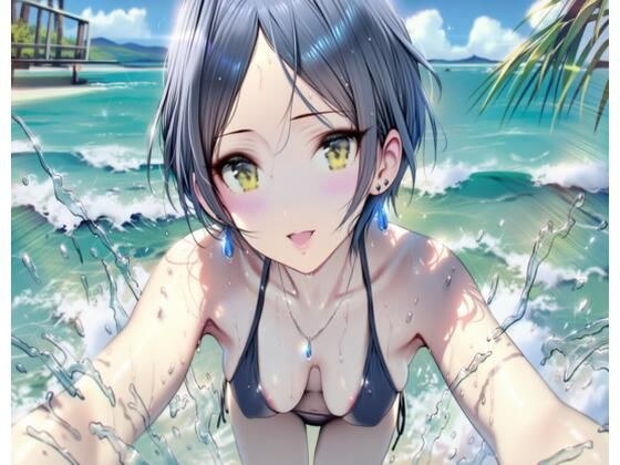 速〇奏とプライベートビーチでえっち メイン画像