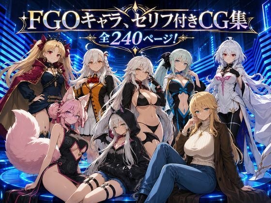 【セリフ付き240ページ】FGOキャラとイチャラブSEX メイン画像