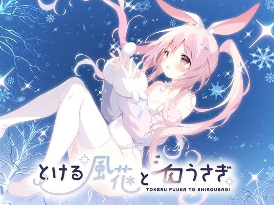 とける風花とシロうさぎ 主图