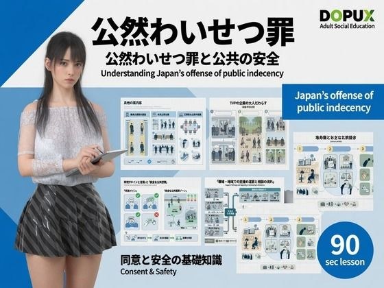 【△20】二階堂 沙耶 大学に進学し強豪予備校『DOPUX(ドピュックス)』で社会人向け講座(性犯罪)を教える名物講師に!(Vol.004:公然わいせつ罪) メイン画像