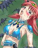 異世界女剣士と丸呑み触手モンスター メイン画像