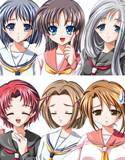 立ち絵素材集 Vol.6女子制服編2 メイン画像