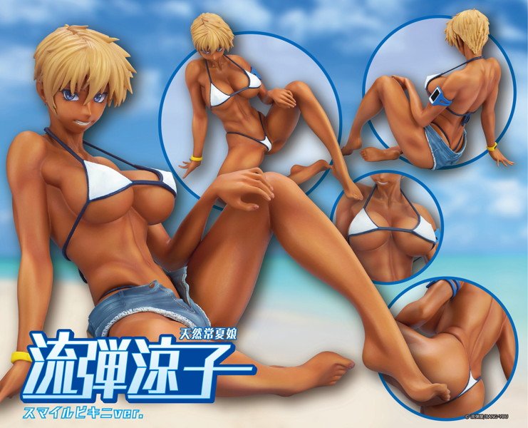 天然常夏娘 流弾涼子（スマイルビキニver.） メイン画像