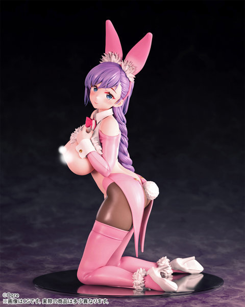 Ogre Illustration &quot;Bunny Day&quot; Nasty Pink Ver. 1/6 Scale Painted Finished Figure