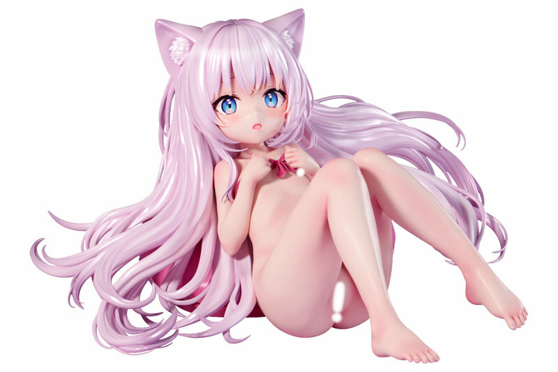 肉感少女 ちび猫娘 アナスターシャ 1/4スケール塗装済み完成品フィギュア メイン画像
