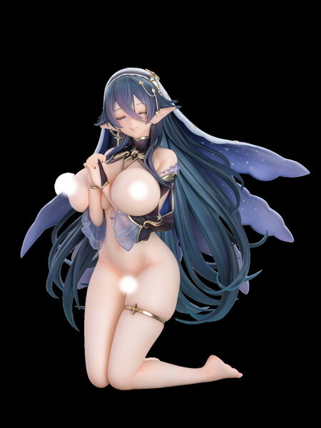 Saint praying to the stars &quot;Astra Star&quot; illustration by Sorana Niiro Completed figure Nude Ver.