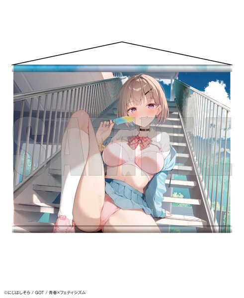 【二次受注】青春×フェティシズム タペストリーコレクション26 にじはしそら メイン画像