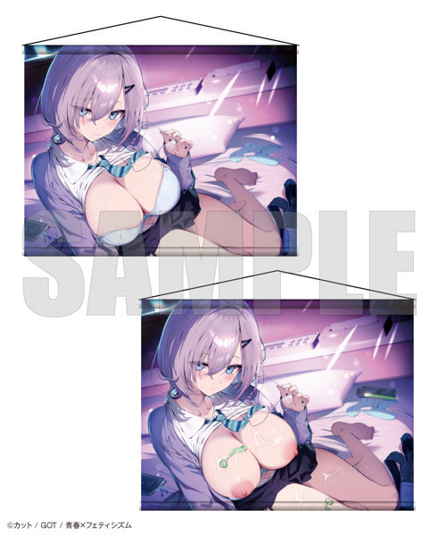 【二次受注】青春×フェティシズム Wタペストリーコレクション02 カット メイン画像