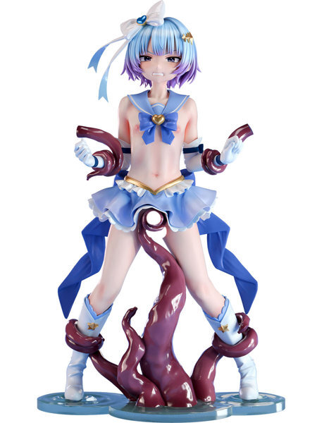 Voluptuous Beautiful Boy Tentacle Subjugation Failure Record Magical Boy Cyan 1/6 scale painted finished figure メイン画像