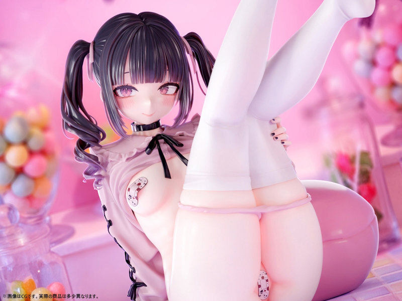【FANZA限定】肉感少女 地雷系カノジョ 姫奈 1/5スケール塗装済み完成品フィギュア オリジナル落書きデカール付き