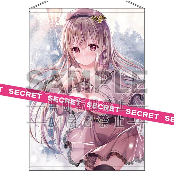TwinBox Original Illustration Winter Happening Date Shiori Maeda X-RATED Tapestry B1