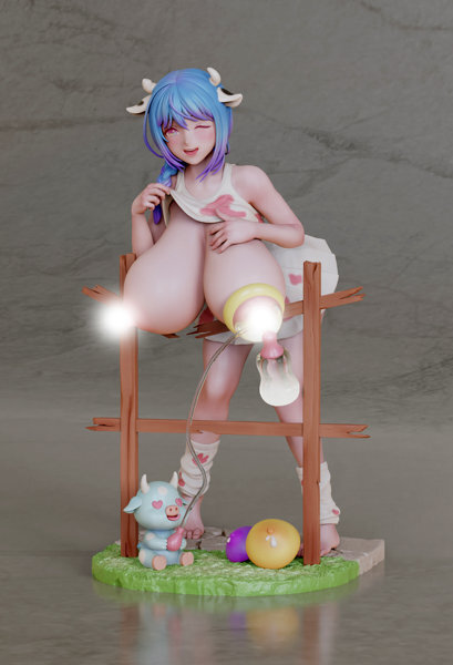 喂奶牛1/6比例涂装完成品 メイン画像