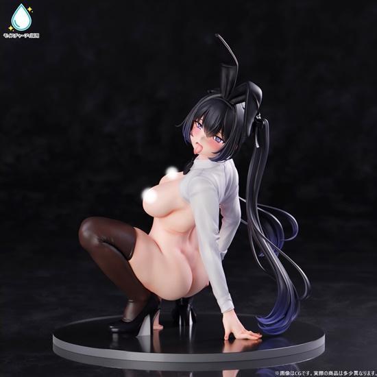 【限定100個】ウラ恋バニーガール 発情うさぎ ゆうり モイスチャーアイver. 1/4スケール 塗装済み完成品フィギュア メイン画像