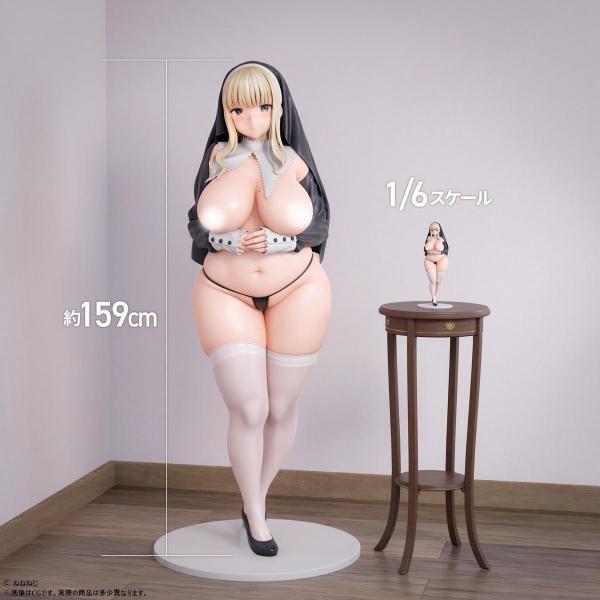 ねねねじ イラスト「シスター」 等身大スケール塗装済み完成品フィギュア メイン画像