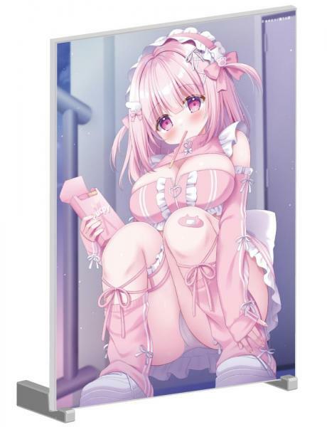 【猫りん堂】ゆゆまつ ジャージメイドちゃん A5アクリルパネル 8月23日受注開始分 メイン画像