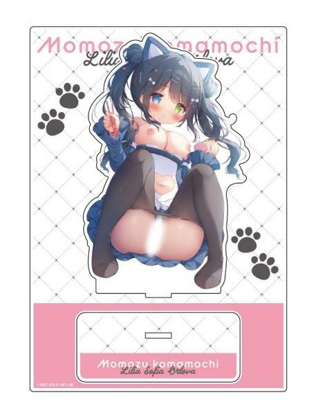 【猫りん堂】桃豆こまもち (R18)A5アクリルフィギュア 5月24日受注開始分 メイン画像
