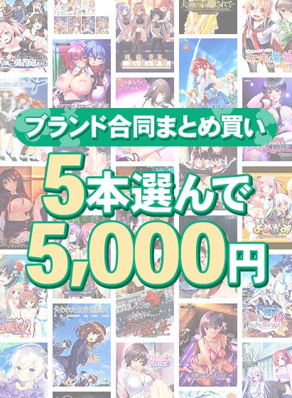 【まとめ買い】1，800作品以上から5本選んで5，000円！ブランド合同セット メイン画像