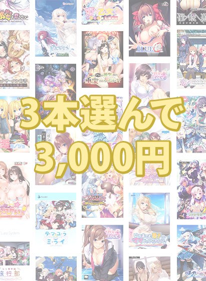 【まとめ買い】3本選んで3，000円！ブランド合同感謝祭セット メイン画像