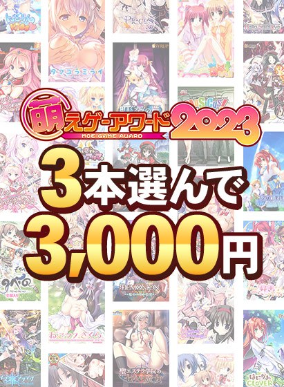 【まとめ買い】萌えゲーアワード2023記念！受賞作品3本選んで3，000円！ メイン画像