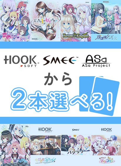 【まとめ買い】HOOKSOFT/SMEE/ASa Projectから2本選んで買えるセット！