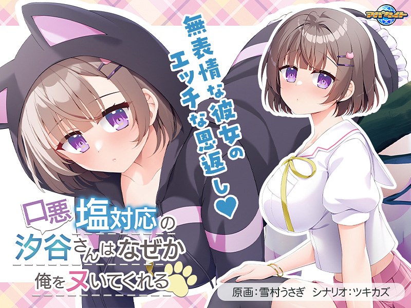 口悪塩対応の汐谷さんは、なぜか俺をヌいてくれる メイン画像