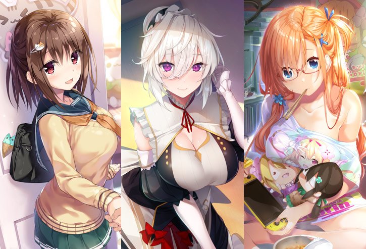 「アイベヤ」「メイドさんのいる暮らし」「アイカギ2」3作品おまとめセット【あざらしライブ応募抽選券付き】 メイン画像