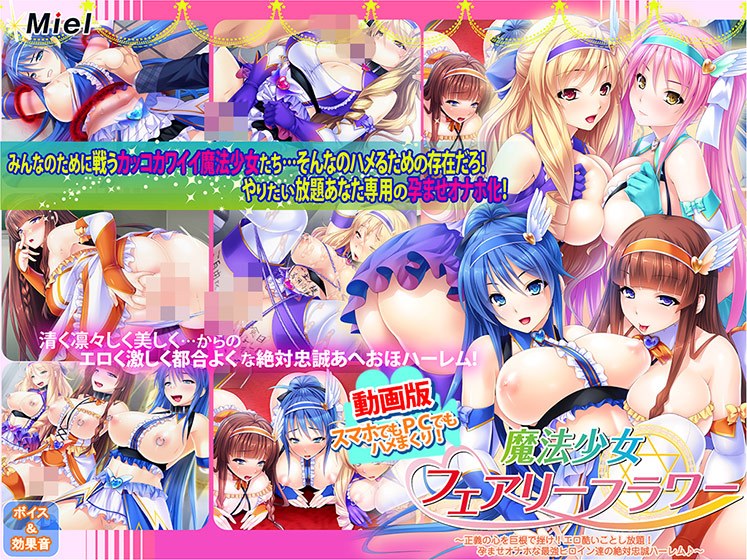 動画版魔法少女フェアリーフラワー〜正義の心を巨根で挫け！エロ酷いことし放題！孕ませオナホな最強ヒロイン達の絶対忠誠ハーレム♪〜 メイン画像